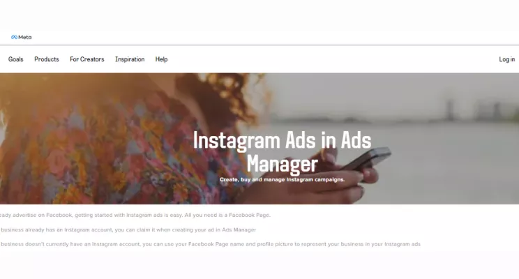 instagram ads manager